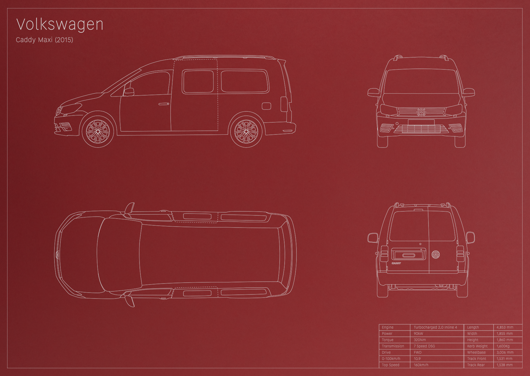 Volkswagen Caddy Maxi (2015)