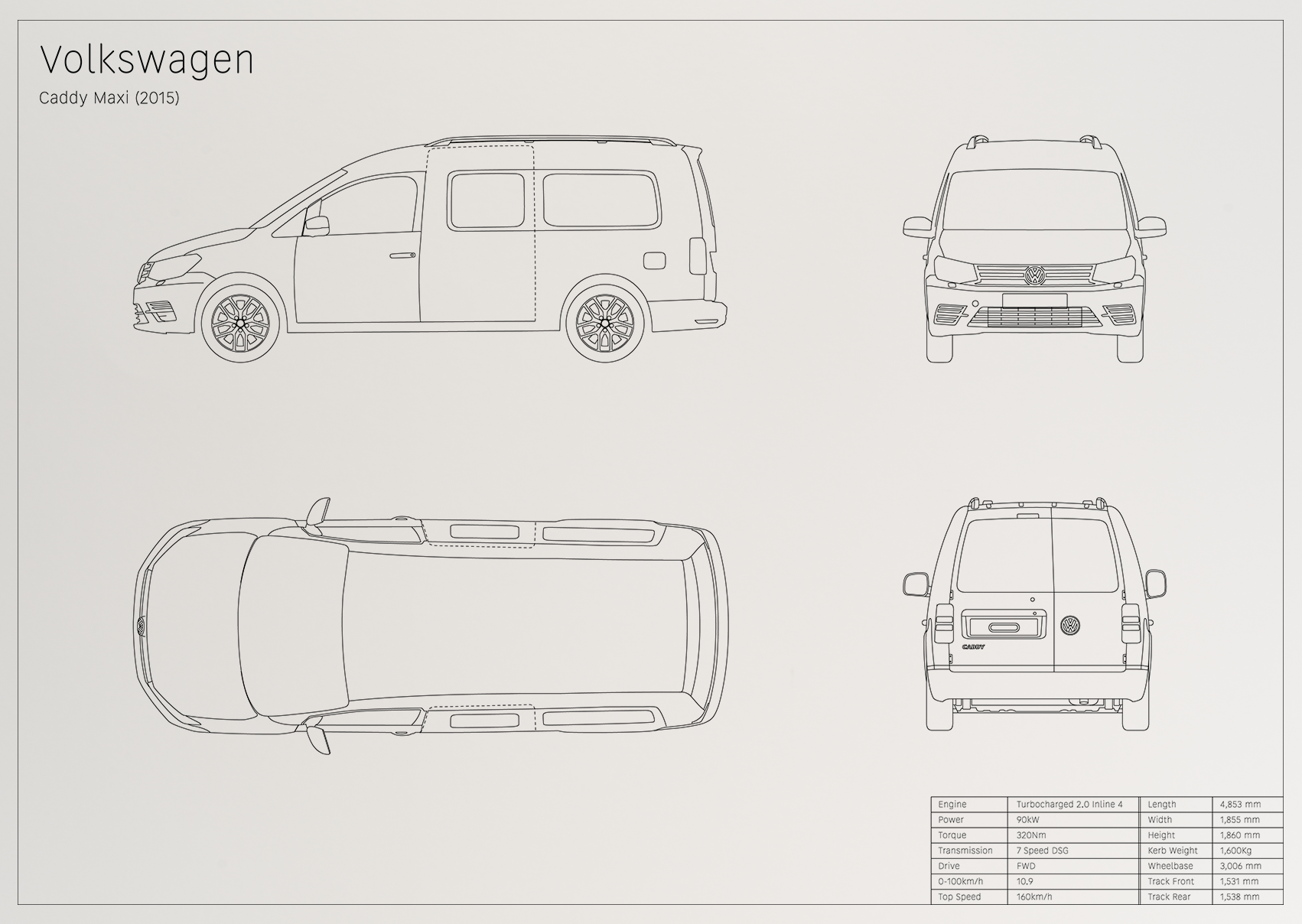 Volkswagen Caddy Maxi (2015)