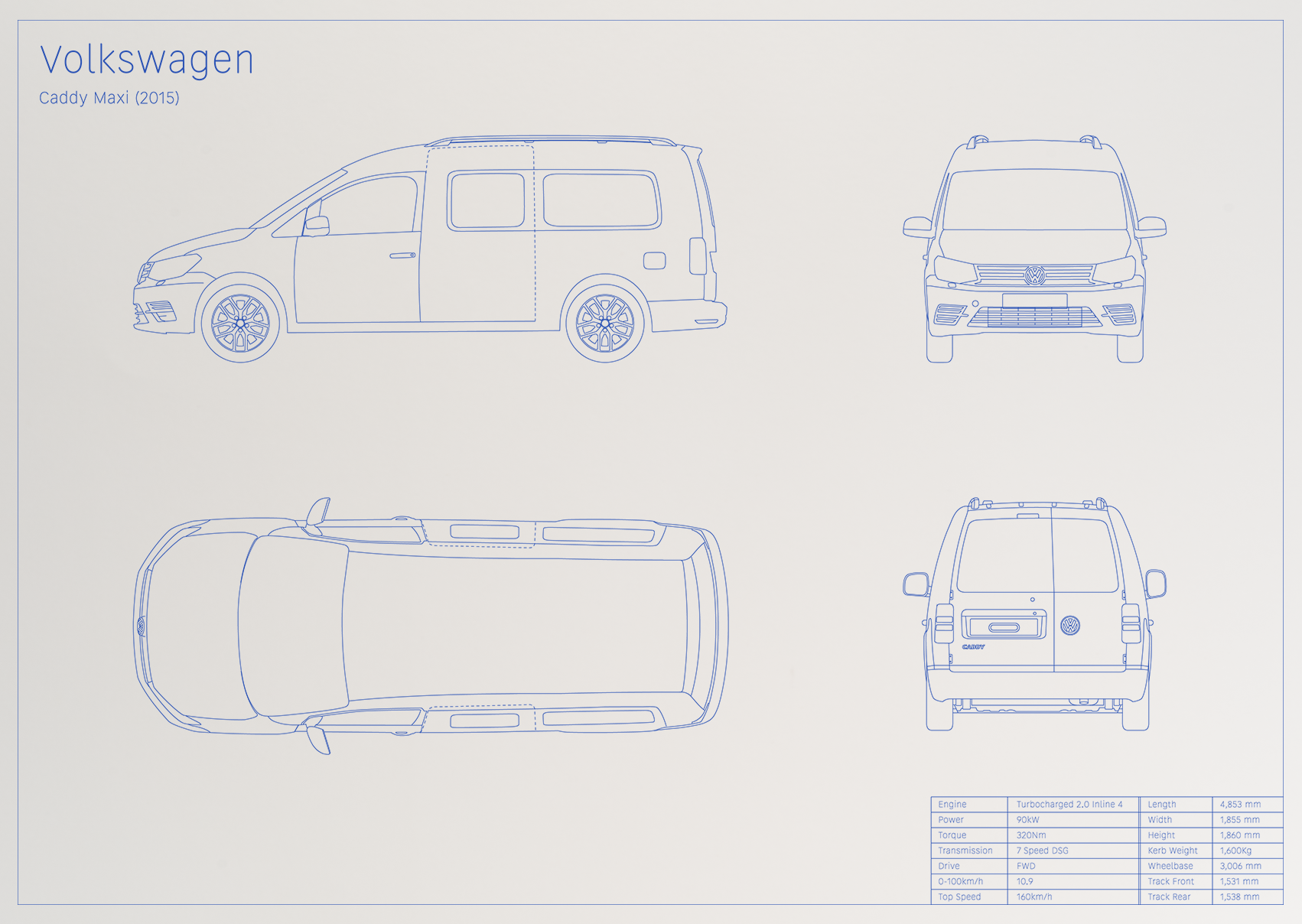 Volkswagen Caddy Maxi (2015)