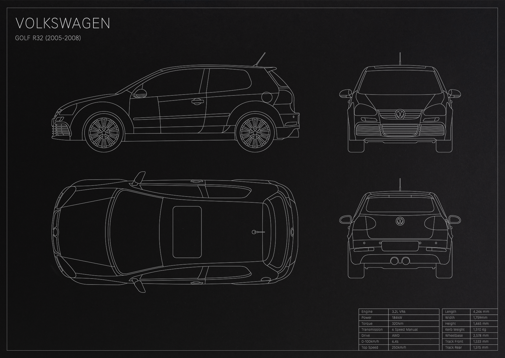 Volkswagen Golf R32 (2005 - 2008)