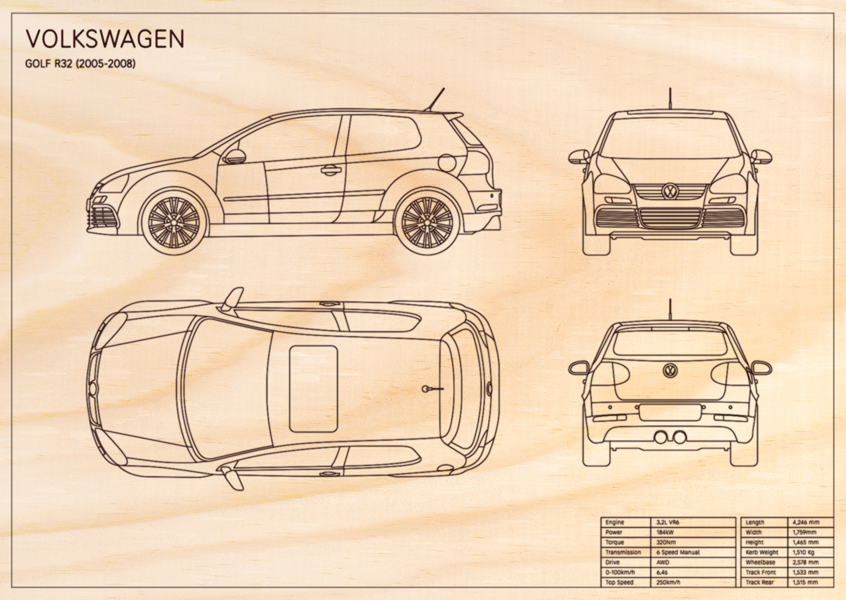 Volkswagen Golf R32 (2005 - 2008)