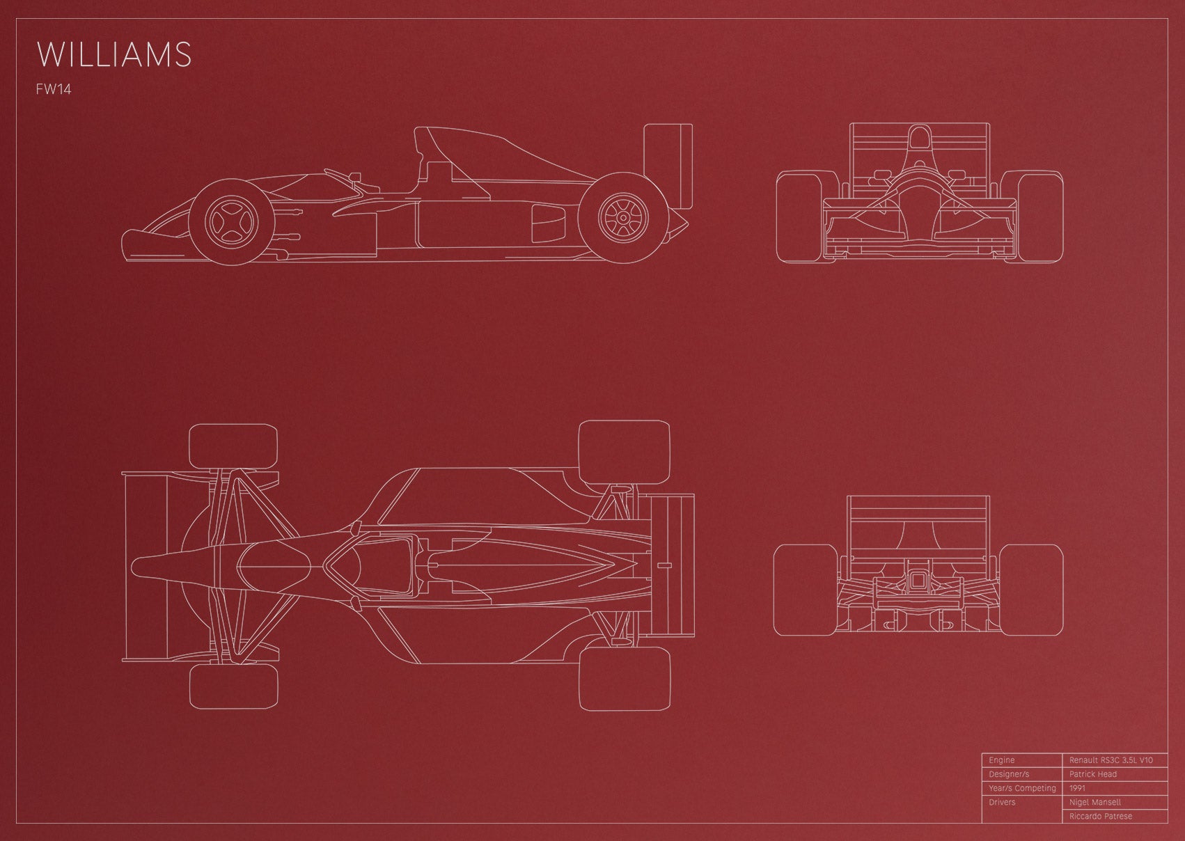 Williams Renault FW14