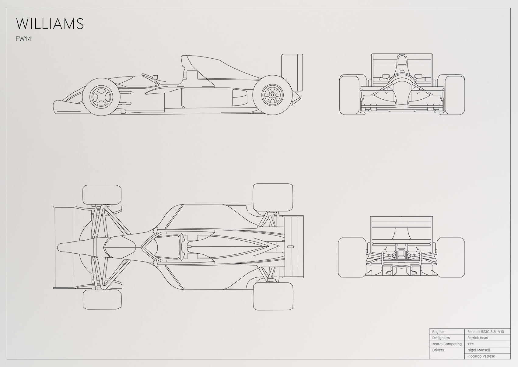 Williams Renault FW14