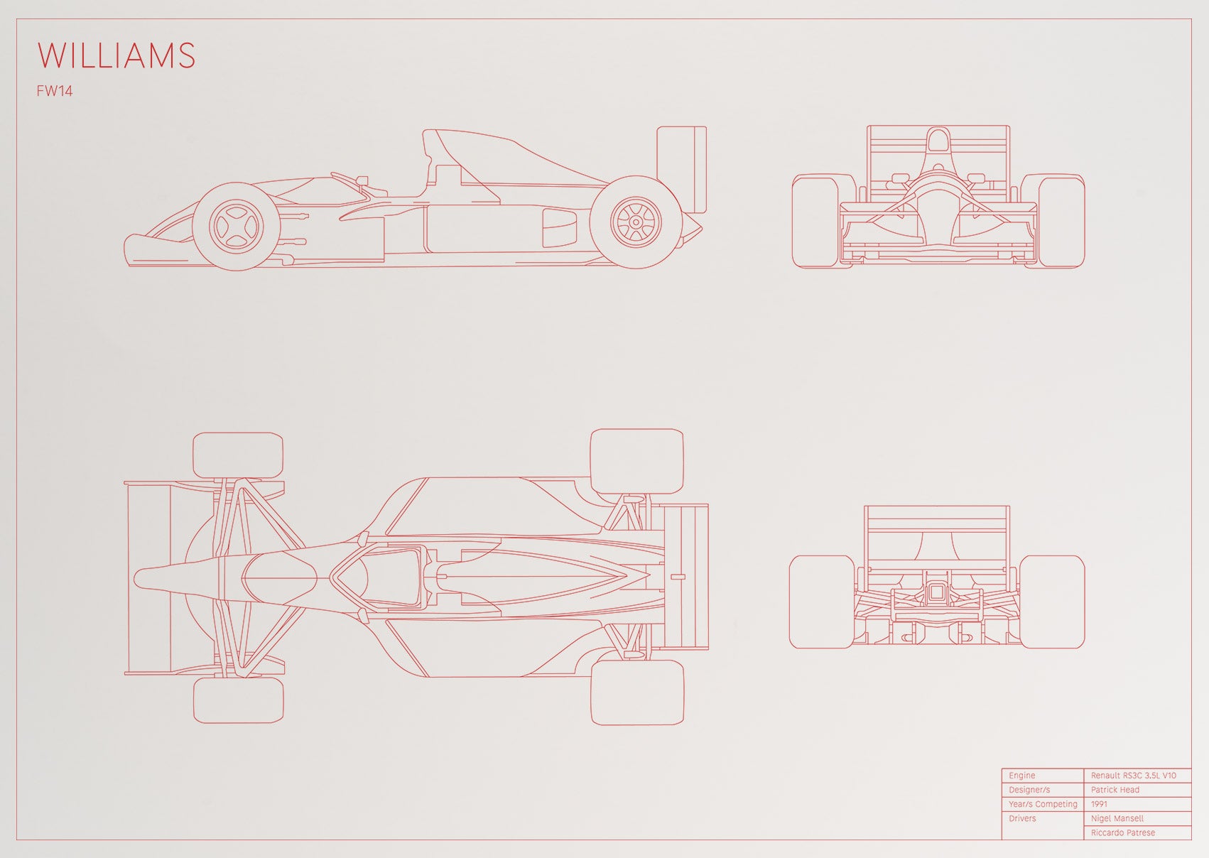 Williams Renault FW14